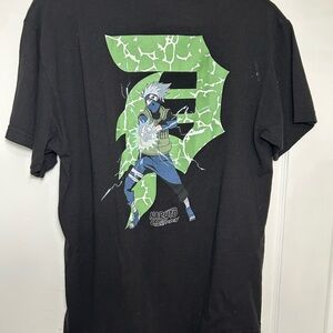 Primitive Naruto Black Graphic T-Shirt (Size Medium)